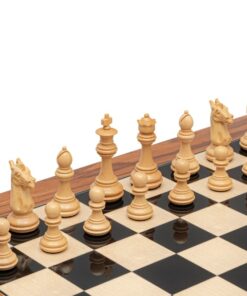 Jeu d'Échecs Italien Trapani en Bois d'Acacia et Bois de Buis